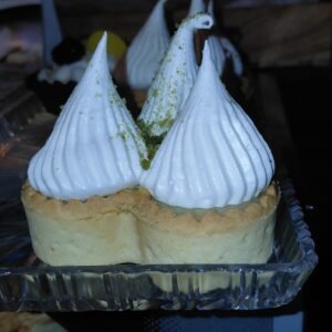 Pistácia-citrón tartaletka